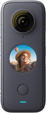 Insta360 ONE X2 Action Kamera mit Stabilisierung 5,7K 360° Selfie Stick Schwarz