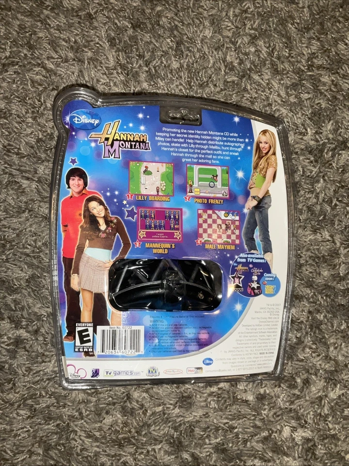 Disney Hannah Montana TV Video Games Plug & Play Game System 2007 Miley NEW - Image 2 of 3