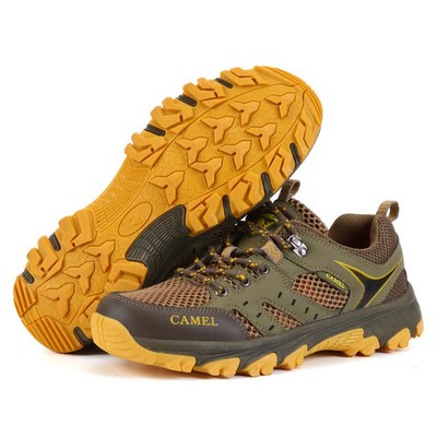 Hiking Outdoor Non-slip Men's Trekking Shoes Green Camping Summer Fall Sneakers