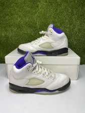 Air Jordan 5 Concord Retro Size 7y GS White Purple Sneakers 2022 440888-141
