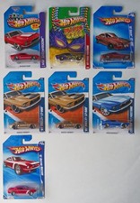 Lot Of 7 2009-13 Hot Wheels 68 Shelby Gt-500 67 Shelby Gt-500 67 Custom