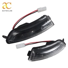 Smoked Sequential Amber LED Side Mirror Signal Lights for 2011-2023 Chrysler 300