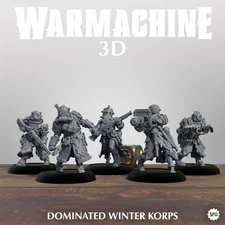 Dominated Winter Korp | Warmachine| High-Quality 3D Printing Service