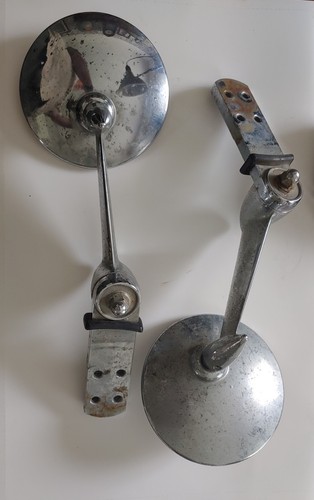 Original OEM 46-56 Chrome (Ford Truck) Side Mirrors With Mounts ~ Vintage Set! - Picture 2 of 23