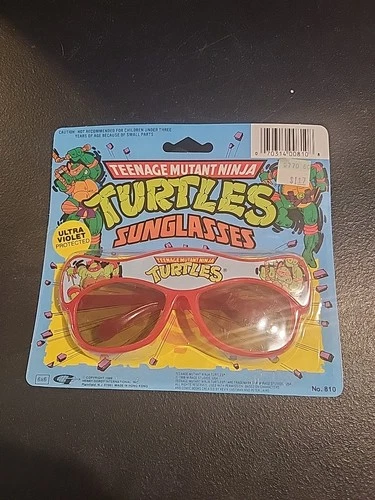 VINTAGE Teenage Mutant Ninja Turtles Sunglasses Vintage 1988 TMNT Sealed
