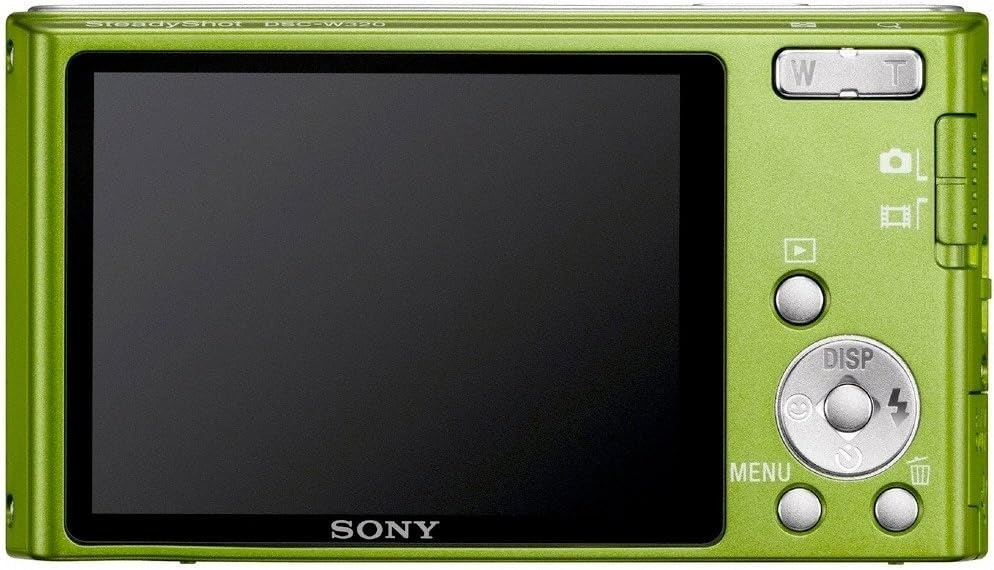 SONY Cyber Shot DSC-W320 Green Digital Camera 4x Zoom 14.1MP From