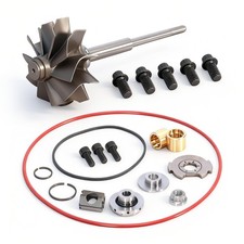 Turbo 10 Blade Turbine Wheel Rebuild Kit Fits For Ford For Powerstroke 6.0l