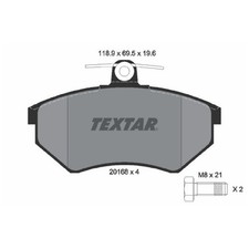 Satz Bremsbeläge Bremsklötze vorne für VW Golf 2 19E 3 1H1 1E7 1H5 4 | 241471