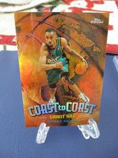 1999 Topps Chrome Grant Hill Coast To Coast Refractor Insert Card NBA Pistons #4