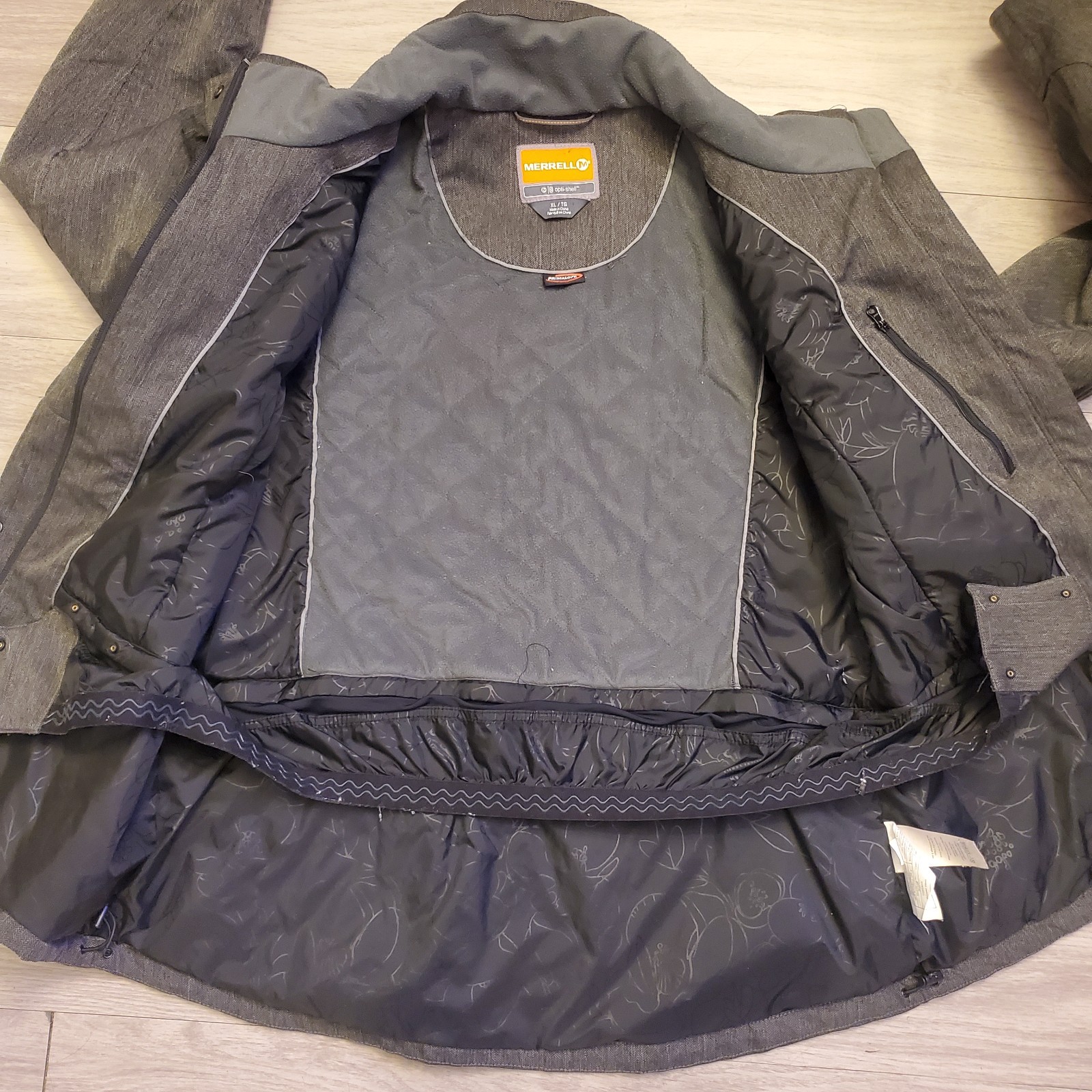 Merrell Mens Opti-Shell Gray Softshell Jacket XL … - image 12