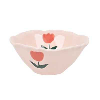 Ceramic Cute Bowl, Creative Soup Bowls, Flower Bowl for Kitchen Cereal Oatmea...