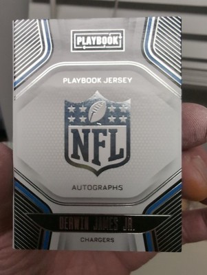 2022 Panini Playbook - PlayBook Jersey Autographs Derwin James #PJA-DJ /199 (AU,
