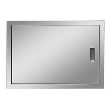 27x20 Inch Vertical Wall Door With Handle Stainless Steel BBQ Access Door