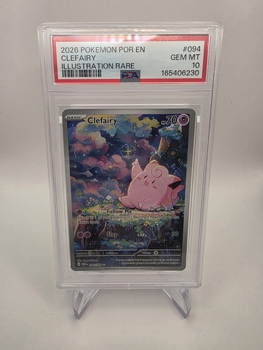 PSA 10 Clefairy Illustration Rare 94/88 Perfect Order 2026