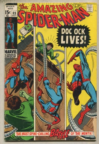 The Amazing Spider-Man: #89 GD/VG  'Doc Ock Lives' Marvel SA
