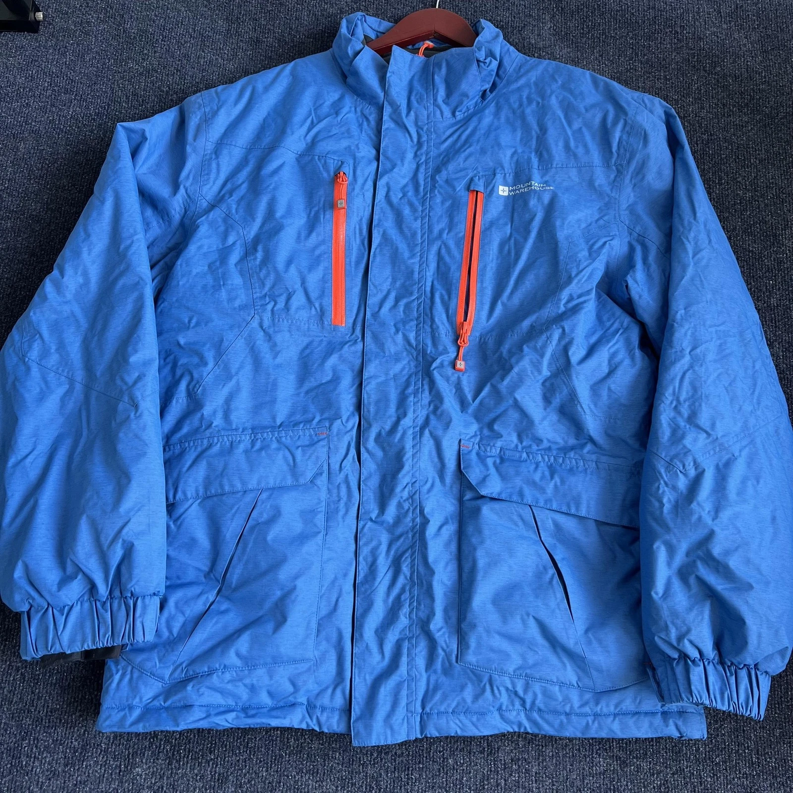Mountain Warehouse Snow Jacket Mens Medium Blue Hooded Ski Waterproof Insulated
Opens in a new windo