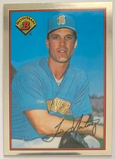 1998 Bowman Chrome Reprint Tino Martinez #211 Rookie Reprint #12 Mariners