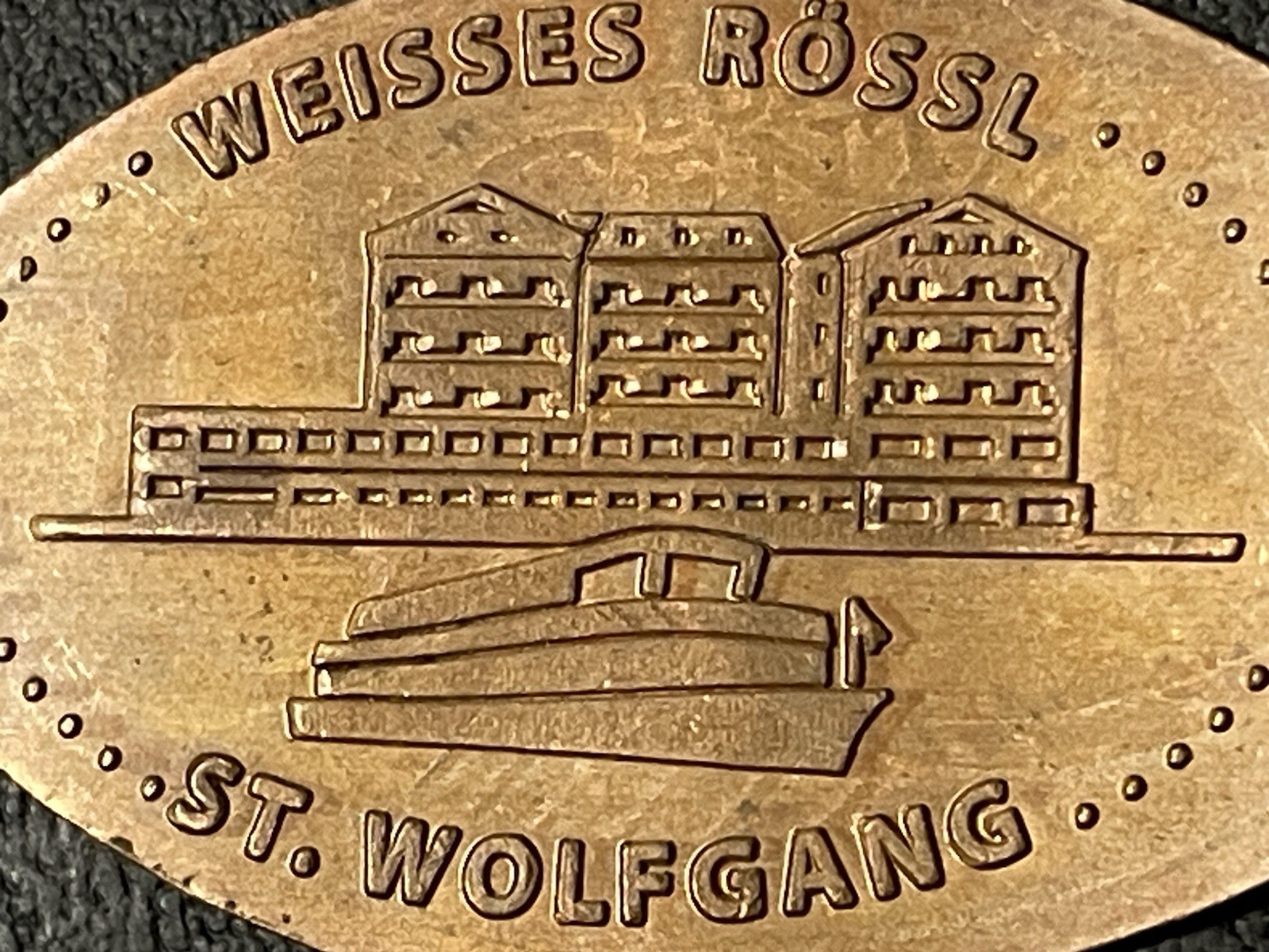 Weisses Rossl St. Wolfgang Elongated Coin #121223