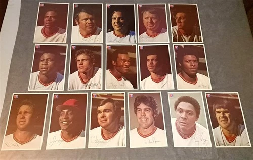 1976 Cincinnati Reds Kroger 6x9 Photos [COMPLETE SET of 16] - product listing photo