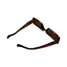 New Look Sunglasses Women Leopard Brown Frame Brown Lens UV400