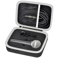 Microphone Case with Shure SM58/ SM57/ PGA48/ SM58S/ BETA 58A/ PGA58 Cardioid...