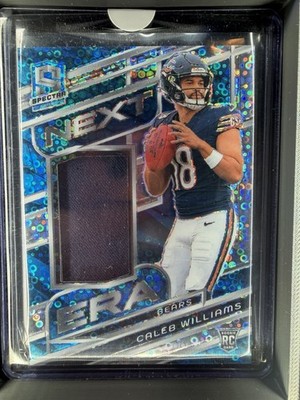 Panini Spectra Next Era Prizm Caleb Williams Bears Rookie Patch #NE-/60  2024
