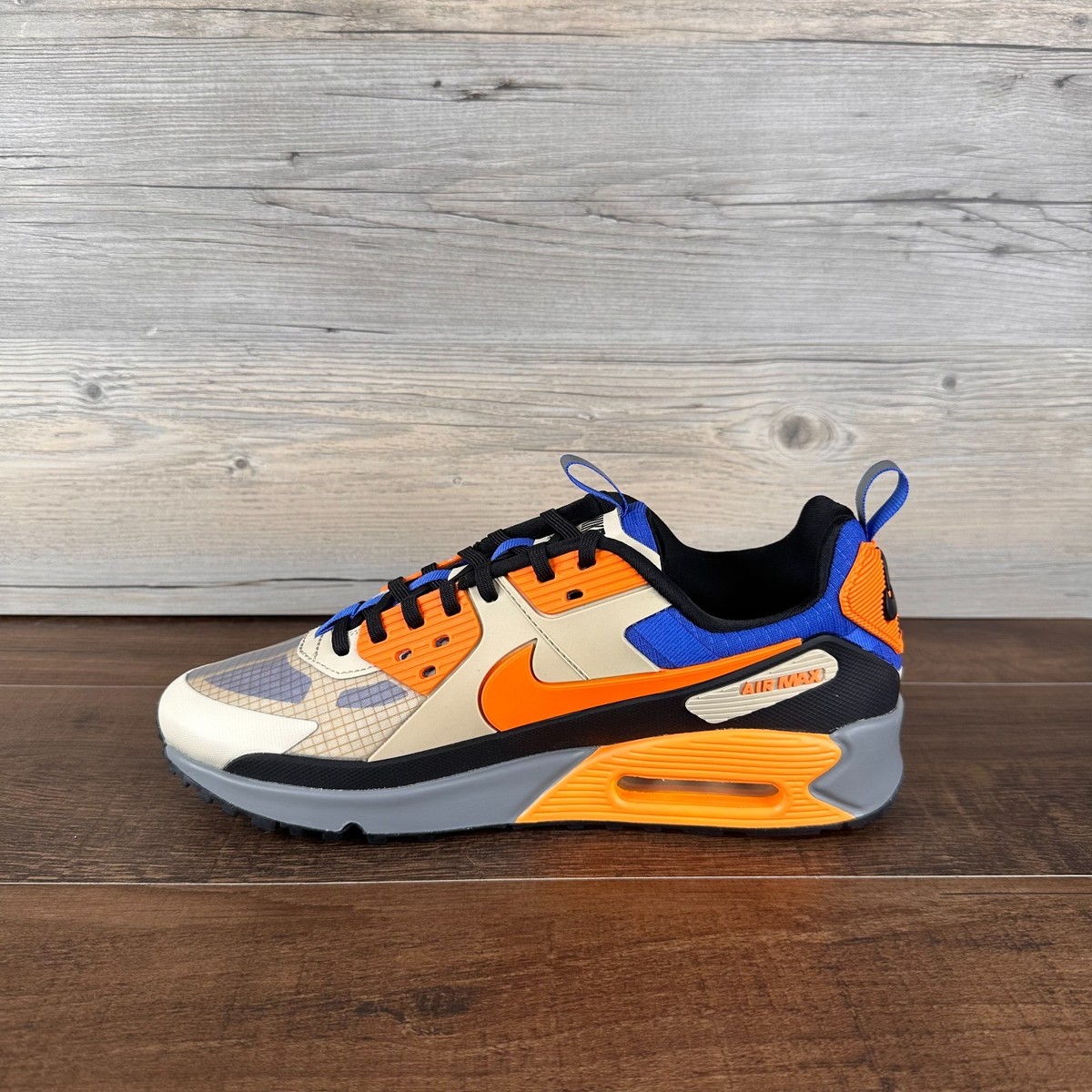 Nike Air Max 90 Drift Mowabb Mens Size 10 Rattan Hyper Royal Black