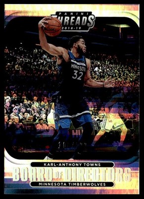 2018-19 Panini Threads Board of Directors Premium Karl-Anthony Towns 106/199 #7