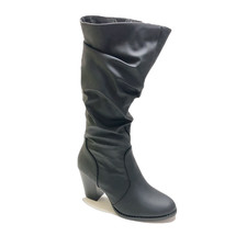 Women's Faux Leather Knee High Boots