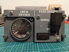 Boeing 737 NG OEM Oxygen System Module w/Ind P5-14 From Retired 737-700 Aircraft