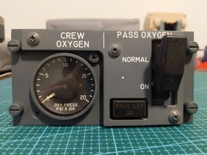 Boeing 737 NG OEM Oxygen System Module w/Ind P5-14 From Retired 737-700 Aircraft