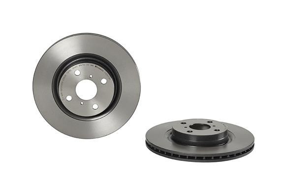 2x Front Brake Discs and Front Brake Pad Set Fits Toyota Yaris/Vitz BREMBO - Image 15