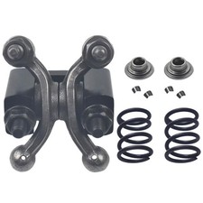 Racing Shaft Rocker Arm Set w Black For Predator 212cc Non Hemi,Race retainer...