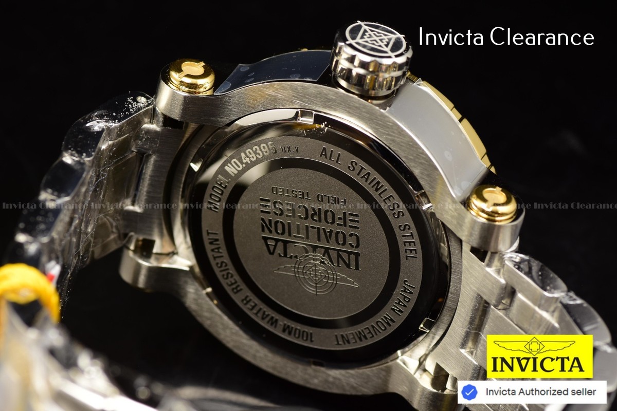 Invicta Men's Coalition Forces 52mm Chronograph Steel TWO