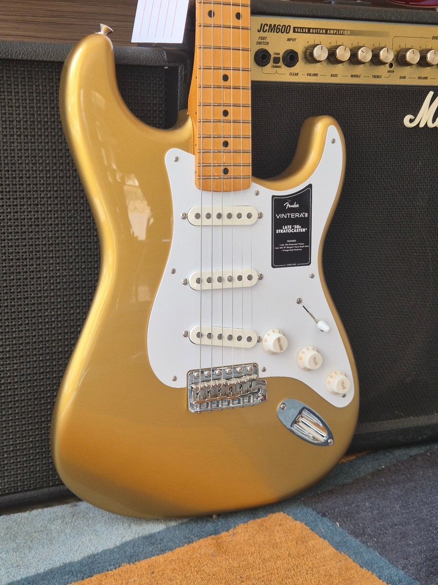 Fender Vintera III Late '50s Stratocaster 2026 - Aztec Gold | eBay