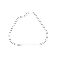 1x ORIGINAL® VW 03C 129 717B Dichtung, Ansaugkrümmer