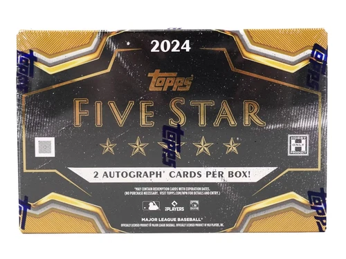 RIP & SHIP - 2024 Topps Five Star MLB Baseball Factory Sealed Hobby Box
