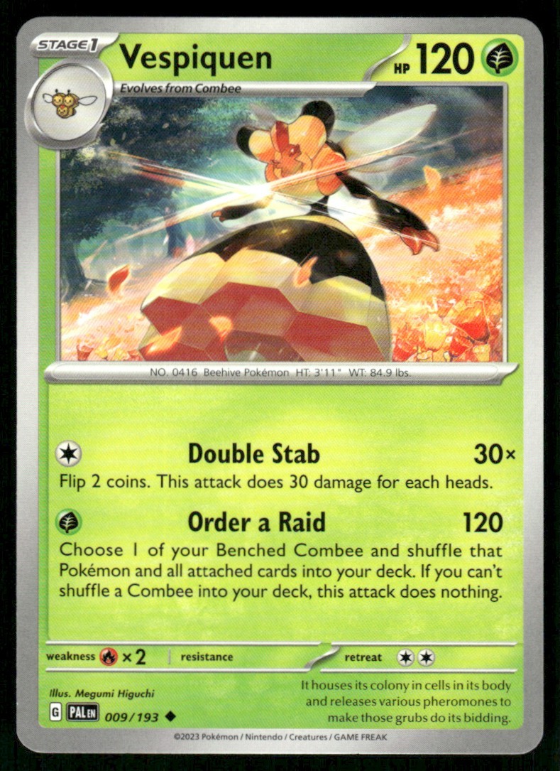 2023 Scarlet & Violet Series - Paldea Evolved Vespiquen Uncommon #9