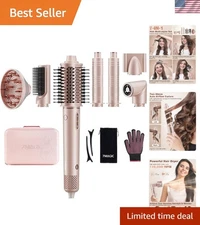 7 in 1 Hair Styler & Hair Dryer Brush, 110,000 RPM High-Speed Blow Dryer with...
