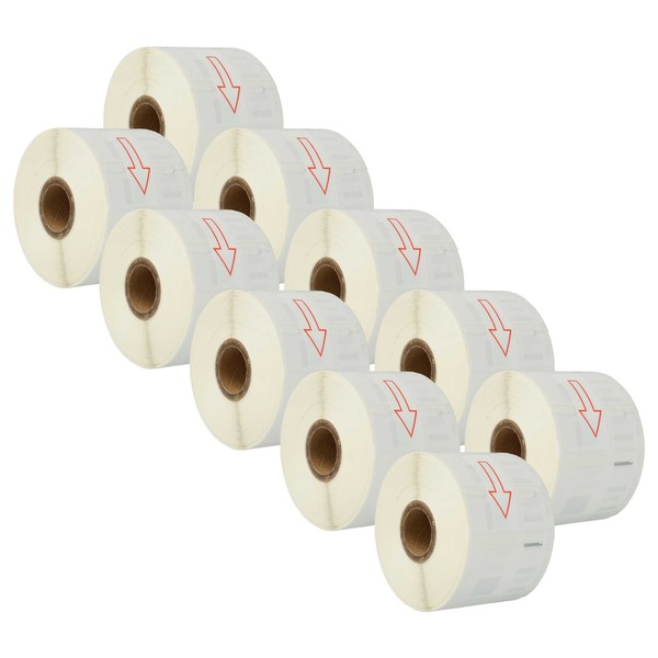 10X1000 Label Etiketten FüR Dymo Labelwriter 400 Turbo EL40 EL60 57X32Mm-image