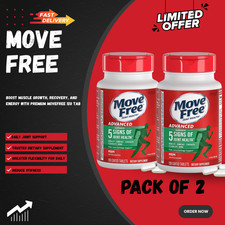 Move Free Advanced Plus MSM Joint Health Supplement 2 Pack per pack 120Tablets 