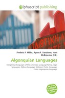 Frederic P. Miller (U. A.) | Algonquian Languages | Taschenbuch | Englisch