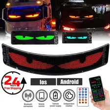 Devil Eyes Light for Car - LED Display Screen DIY Truck Windshield Eyes Lights