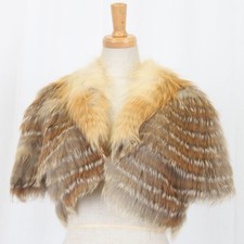 Red Fox Fur Bolero, Natural Color   Gift
