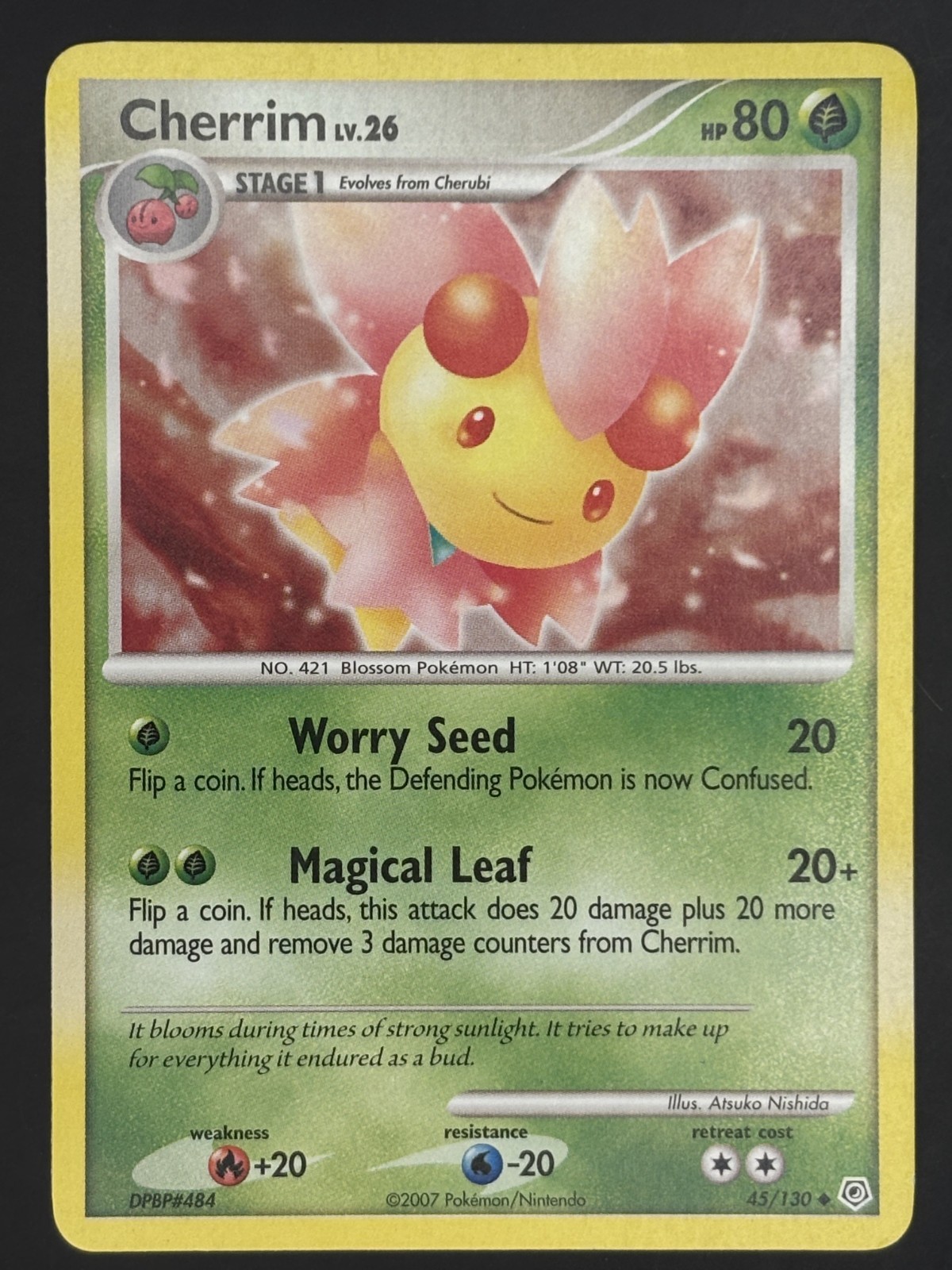 Pokémon TCG Cherrim Diamond & Pearl 45/130 Regular Uncommon