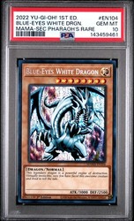 Blue-Eyes White Dragon MAMA-EN104 Secret Pharaoh's Rare