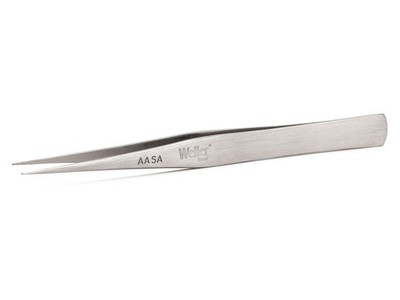 Weller AASA - Precision Tweezers, Straight, Fine Robust Tip, 5'