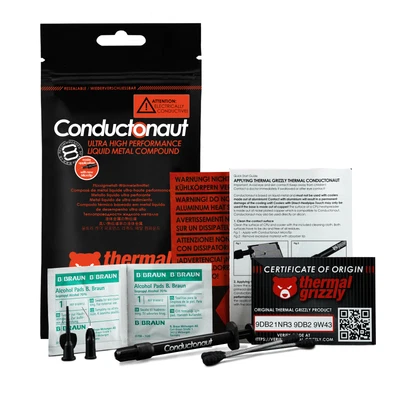 Thermal Grizzly Conductonaut Liquid Metal Thermal Compound Paste 5g - RM24 Track