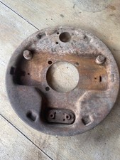 Original 1942 1946 1947 1948 Ford Front Brake Backing Plate Left Side