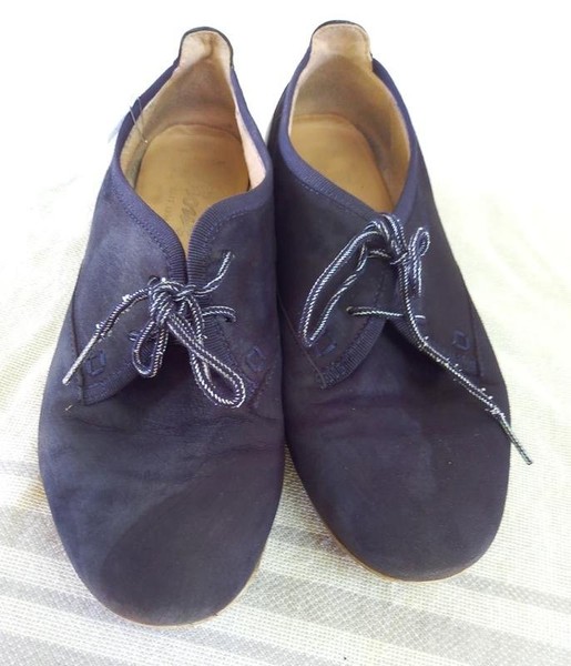 Women Sioux Heels Navy Suede 35.5